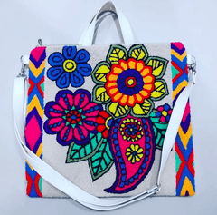 Psychedelic Flower Wayuu Mochila Computer Bags Psychedelic Flower Wayuu Mochila Computer Bags | From Don Massimo Coffee | Free Shipping On All Orders