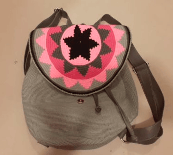 Steel Grey Wayuu Mochila Backpack | From Don Massimo Coffee | Free Shipping On All Orders